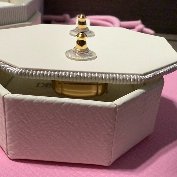 🖤 NWT Swarovski Dulcis Cushion Cut Stud Earrings - Rose Gold Tone - Complete Set - Picture 8 of 14